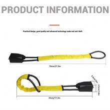 3-Keys Heavy-Duty Car Steering Wheel Lock - Universal Seat Belt Buckle Anti-Theft Accessory For Vehicle,Fire Tools Monitor Tocador Vanity Room Decor