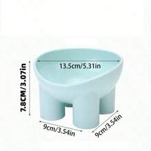 1/3pcs Elevated Pet Bowl, Non-Slip Tilted Pet Food Bowl, Suitable For Feeding Dogs And Cats To Reduce Neck Strain And Improve Digestion, 15 Degree Incline PP Cat Food Bowl - Multicolor - View 2