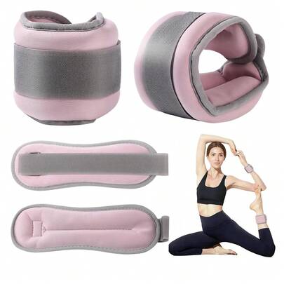 1.3 Lbs/Pair Adjustable Ankle Weights, Suitable For Walking, Running, Pilates And Home Workout, With Comfortable Straps