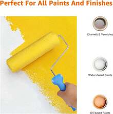 Basics - Fundas de rodillo de pintura de microfibra, de 22.86 x 0.95, paquete de 12 - Paquete de 24 - Ver 12