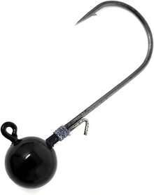 Cabezas de jig de bola de tungsteno Reaction Tackle (paquete de 5) - Negro - Ver 4