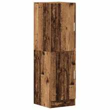 3 Piece Kitchen Cabinet Set Old Wood Engineered Wood - Brown - View 7