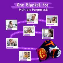 Christmas Ghostface Blanket For Women Men Adult 60x50 - Christmas Stocking Stuffers Horror Gifts Ideas Ghost Scream Blanket Throw For Living Room Sofa Bed, Nightmare Before Christmas Soft Blankets, Compact Flannel Throw – Soft, Durable For Travel & Movie Nights - Multicolor - View 5