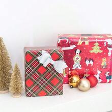YQQ Papyrus Rollos de papel de regalo de Navidad estampado de perro de los mejores amigos de Navidad y Papá Noel 2 rollos 60 metros cuadrados Pies.)5735 - Chicdedafestivoyperros - Ver 5