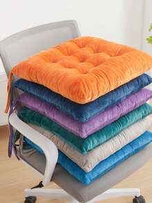 1 Stück weiches & atmungsaktives modernes quadratisches Stuhlkissen - Mehrzweck-Sitzkissen für alle Jahreszeiten - maschinenwaschbar, langanhaltend, bequem sitzend, geeignet für Zuhause, Büro, Essmöbel - zeitgenössischer Stil, leicht zu reinigende Oberfläche, perfekte Passform für Stühle und Bänke - ideal für Küche und Esszimmer, Essstuhlkissen, geeignet für langes Sitzen, Kissen, Sitzkissen - Verschiedenfarbig - Übersicht 1