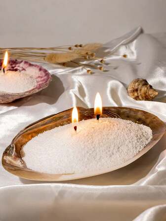 Velas perladas de nieve - Arena blanca DIY para velas, cera perlada, rellenable para hacer velas de arena sin perfume, ideal para bodas, fiestas, Halloween, Navidad, Acción de Gracias - Cera artística que no requiere derretir - Materiales para moldear cera