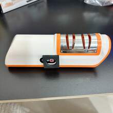 专业双段式电动磨刀器，1200mAh锂电池，持久耐用，快速磨刀抛光功能，适用于各种厨房刀具，操作简便。 - 彩色 - 查看 9
