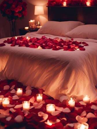 100 st konstgjorda rosenblad, realistiska plastblomblad för bröllopsdekoration, festdekoration, kronbladskastning - handgjorda blommiga bröllopstillbehör, lämpliga för alla hjärtans dag, födelsedag, festdekoration