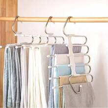 Clothes and Pants Storage Rack (natural Stainless Steel)