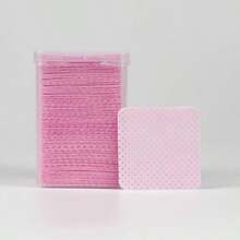 Nail Polish Remover Cotton Pads, Nail Polish Remover Wipes, Eyelash Glue Bottle Cleaning Cloth, Lint-Free Wipes, Paper Pads - Multicolor - View 7