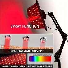 dr realpen 850nm近红外LED面膜多功能红光美容仪，适用于面部和身体，家用护肤 - 美規A型插(110-127V) - 查看 5