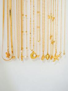 3/13pcs Elegant Faux Pearl Heart, Butterfly, Star, Moon, Seashell Chain Pendant Necklace Set For Women, Suitable For Dates, Parties, Galas, Celebrations, Birthdays, Everyday Wear