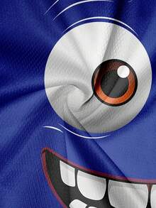 Roliga tryckta shorts med dubbla lager för män - Multifärgad - Visa 4