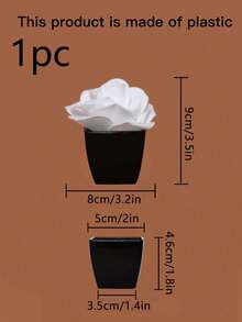 1/3/5 Stück künstliche Rose Mini Topfpflanzen Deko, Zuhause, Hotel, Büro, Halloween, Weihnachten, Valentinstag, Hochzeit Tischdekoration