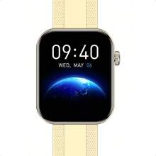 itel ISW-O25 Smartwatch, 1.952-Inch AMOLED Display, Triple-Fold Metal Bezel, Stainless Steel Crown, IP68 Water Resistance, 300mAh Long-Lasting Battery - Gold - View 6