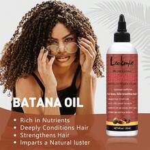 120g Batana Hair Oil + 120ml Batana Essential Oil + 30ml Rosemary Oil Set, Cold-Pressed, Enriched With Biotin, Castor Oil, Rosemary And Peppermint, Nourishes Scalp And Hair, Strengthens Strands, Prevents Breakage And Split Ends, Repairs Dry Damaged Hair, Leaves Hair Glossy And Healthy, Deeply Nourishing, Suitable For All Hair Types - Green - View 9
