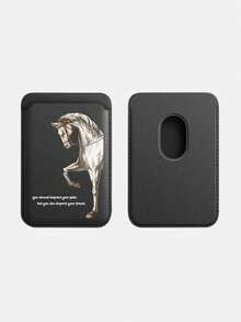 1 chiếc ốp lưng ví da cao cấp hình ngựa đua có nam châm, tương thích với Apple 13/14/16/15/17 Pro/Air, chất liệu da cao cấp có ngăn đựng thẻ và chân đế, tương thích với Android và hầu hết các điện thoại thông minh, quà tặng cho mẹ, gia đình, bạn bè, sinh nhật, ngày lễ, phụ kiện ốp lưng điện thoại, miếng dán điện thoại có giá đỡ. - Nhiều màu - Xem 5