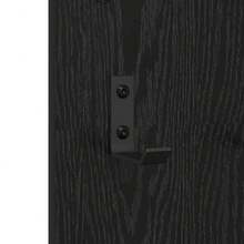 Wall-Mounted Coat Rack Wall-Mounted Black Oak 96 X 1.5 X 90 Cm - 黑色 - 查看 9