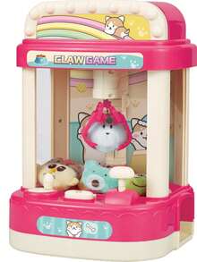 Fun Electric Musical Lighting Claw Game Mini Catch Toys Clip Wrist Machine - Red - View 4