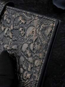 1pc High Quality New Retro Men's Wallet Short Style Fashion Wallet PUNK Cross Men's Bifold Zipper Wallet Casual Coin Purse Outdoor Portable Chain Wallet Card Holder For Men Money Wallet Mini Wallet Purse Wallet Small Wallet Wristlet Wallet Gifts For Men Men Gifts Wallet Men Wristlet Keychain - Bronze - View 8