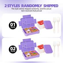 1pc Divided Sealed Fruit Box Salad Box, Work Microwave Oven Heating Bento Box, Lunch Box With Compartments, Bento Box, Leak-Proof Lunch Box, Snack Box, Suitable For Work And Travel(Stickers Need To Be Purchased Separately) - Multicolor - View 18