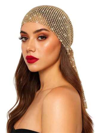 Rhinestone Mesh Sparkling Rhinestone Party Headband