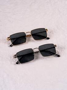 Unique Twisted Leg Fashion Oval Fashion Glasses Set, Stylish Back To School Preppy Outfit - Multicolor - View 26