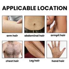 Gentle Hair Removal Cream - Mild, Non-Irritating, Full Body Hair Removal, Refreshing, Moisturizing, Smooth, Suitable For Men And Women - White - View 6