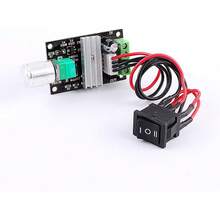 Controlador de Velocidad de Motor DC 6V 12V 24V 3A (PWM) Interruptor Reversible Ajustable de Velocidad Controlador de Motor DC Reversible (Color del Cable Aleatorio) - 1 - Ver 7