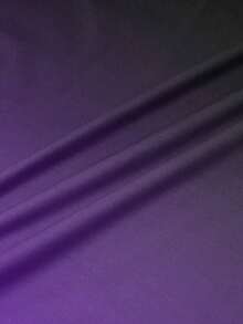 男士渐变闪电印花短袖T恤，夏季时尚 - 紫色 - 查看 5