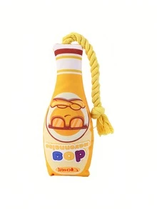 1 món đồ chơi tương tác cho thú cưng bằng dây cotton hình lọ mứt, có tiếng kêu như thật, cho phép thú cưng chơi một mình. - Nhiều màu - Xem 8