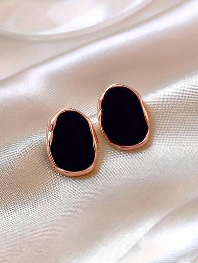 1 Pair Teen Elegant Stud Earrings For Girls For Daily Decoration For Party Jewelry Birthday Gift