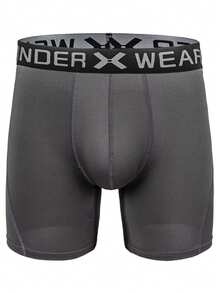 Bộ 6 quần đùi đấm bốc nam in chữ, thoáng khí, làm từ vải polyester co giãn cao cấp, thân thiện với da và thoải mái, thời trang, nhanh khô và thoáng khí, dễ thương và năng động, phù hợp cho chạy bộ, các môn thể thao dùng bóng và nhiều hoạt động khác quanh năm. - Nhiều màu - Xem 5