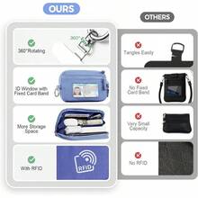 Women Wallet & Check Holder - Blue - View 11
