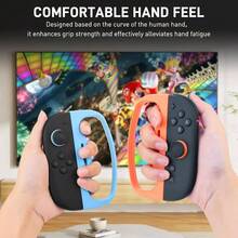 Fitness Boxing Hand Grips Switch 2 Blue - Orange - Azul -naranja - Ver 7