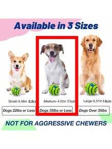 1pc Pet Interactiv Giggle Ball, Pet Chasing Toy, Dog IQ Training Ball, Dog Chew Toy Touching Training Supplies, Suitable For Large And Medium Sized Dogs