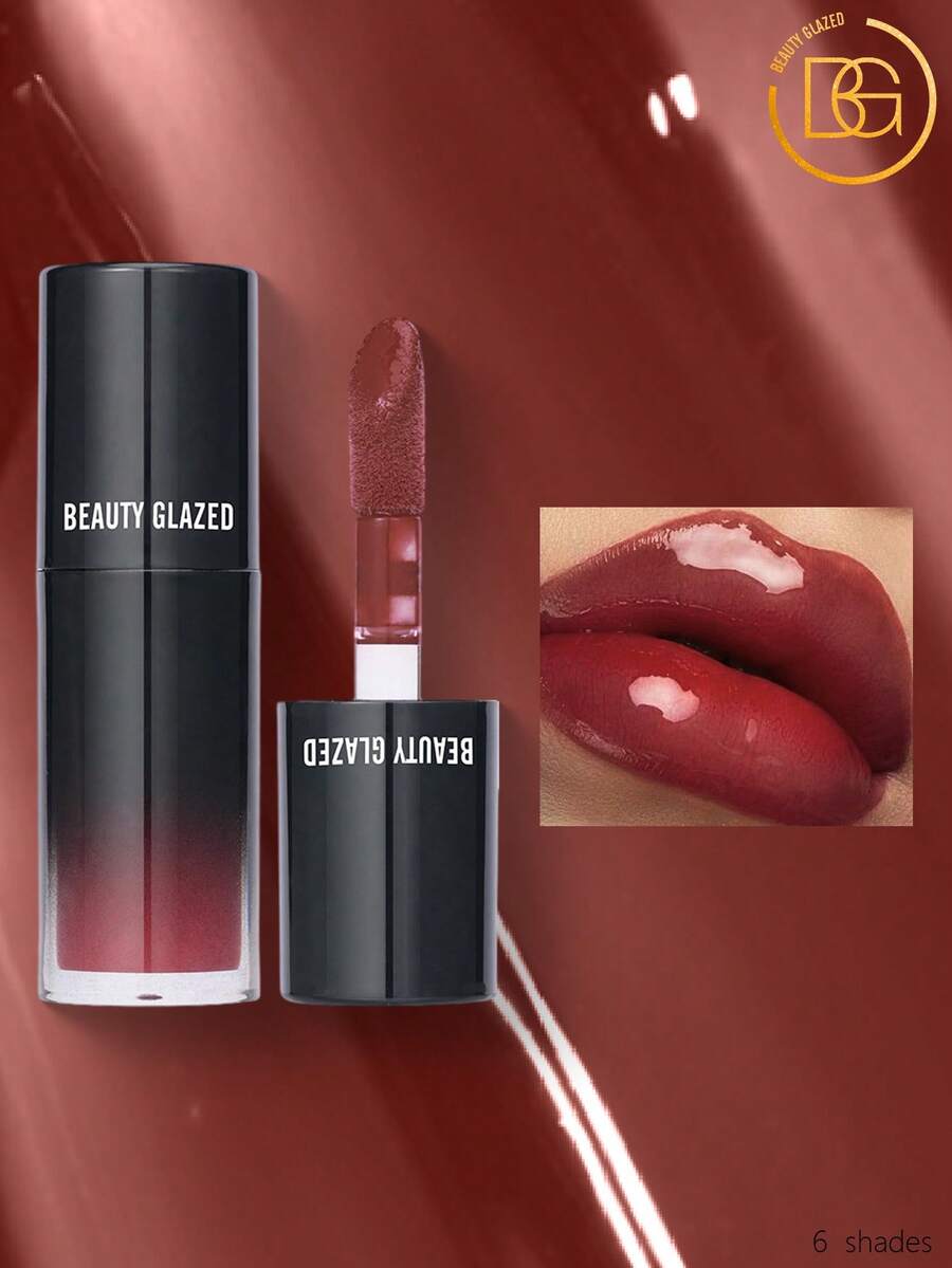 beauty glazed 唇油唇彩套装，有色唇彩油，丰盈保湿滋养双唇，持久清新柔滑唇部护理 - #103 - 查看 1