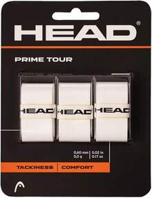 Overgrip de raqueta suave Head Xtreme - Cinta de agarre para raqueta de tenis - Paquete de 12, blanco - Talla Única - Ver 2
