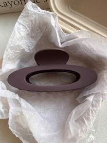 4pcs/1pc Women's Black, White, Khaki, Brown Lightweight Plastic Hair Clips, Fashion Versatile High-End Elegant Simple Solid Color Hair Claws, Suitable For Daily Outing, Casual, Party, Commute, Beach, Vacation, Ponytail, Bun Hairstyle, Washing Face, Bathing, Makeup, Outfit Accessory Women Claw Clip Fashion Hair Clutch