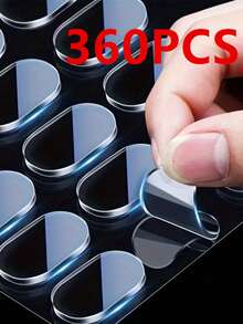 360 pezzi di nastro biadesivo - multifunzionale, senza giunte, impermeabile, per legno, plastica, vetro, metallo - pad appiccicoso forte e senza tracce per decorazione domestica, cartellone, cornici e forniture per ufficio - Multicolore - Visualizzare 9