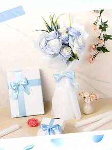 20pcs Premium Double-Sided Flower Wrapping Paper - Waterproof & Durable Red & Black Designs - Perfect For Stylish Gift Wrapping, DIY Crafts, Weddings & Any Occasion Decor - Includes Tissue Paper & Florist Bouquet Supplies