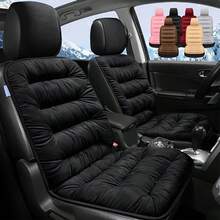 1pc Car Seat Cushion Winter Thicken Plush Backrest Pad, Automotive Accessories, No Strap Needed - 均碼 - 查看 1
