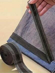 Self-Adhesive Fabric Patches For Pants, Jeans Etc. - Easy To Sew, Durable Clothing Repair Strips - Available In Multiple Colors (White, Black) - Ideal For Garment Cutting And Fashion Accessories, Sewing Supplies | Fashion Apparel Accessories | Durable Repair Fabric - Multicolor - View 6