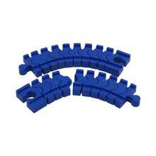 2pcs Train Transformable Track Connectors - Equipped With 2 Detachable Rails, Suitable For Model Making And DIY Projects, Adjustable Length, Made Of Durable Plastic Material, Easy To Assemble, Compatible With Most Track Systems - Multicolor - View 13