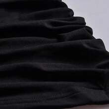 BURZUM Men's Rock Music Graphic T-Shirt - Black Band Logo Print Short Sleeve Tee, Round Neck Casual Summer Top, Machine Washable Regular Fit, Rock Band T Shirts, Nontransparent Fabric - Black - View 2