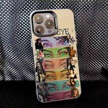 Funda de teléfono KATSEYE Gnarly para 17 16 15 14 13 12 11 Pro Max gris negro mate láser metálico aurora - Z1 - Ver 12