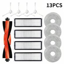 Robot Vacuum Cleaner Accessory Kit - Compatible With S20+, S20+ Plus, B108GL, S10+, S10+ Plus, B105 - Includes Main Brush, Side Brushes, HEPA Filter, Mop Pad - Essential Maintenance Kit, Vacuum Cleaner Accessories | Comprehensive Accessory Set | Durable Filters - Multicolor - View 14