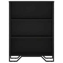 Libreria vidaXL, nera, 80x31x106 cm, materiale a base di legno - Cammello - Visualizzare 4