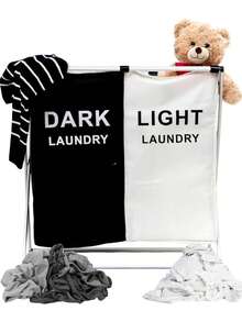 Laundry Baskets - Black and White - View 1