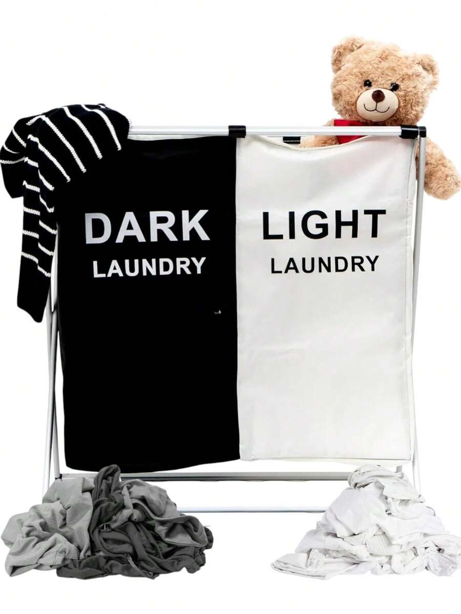 Laundry Baskets - Black and White - View 1